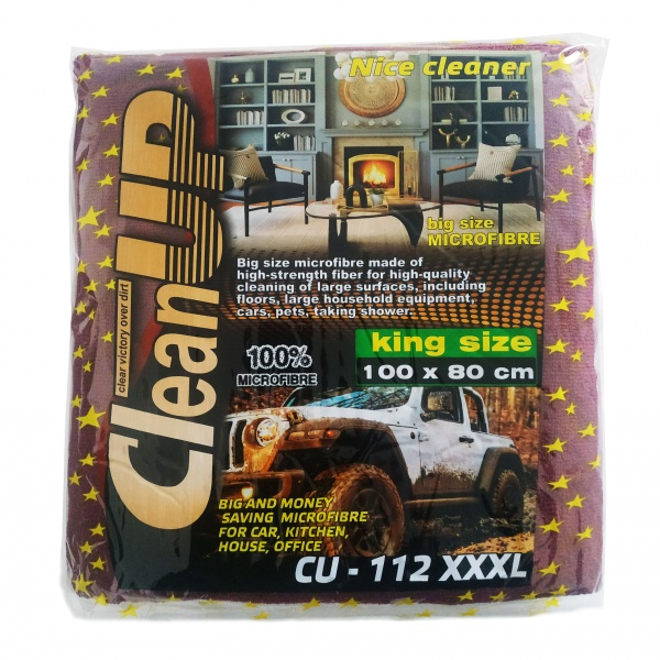 Мікрофібра CleanUP 100x80 см CU-112 ХXХL CleanUP 1 шт.